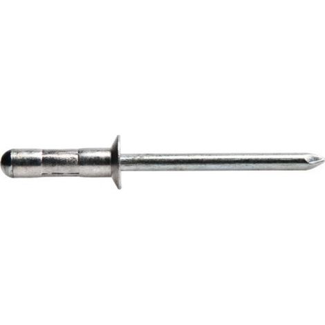 Rivets aveugles multi-serrages Gomulti tête fraisée 120°. diamètre 4.8 mm. longueur 12 mm. boîte de 250 pièces - DEGOMETAL