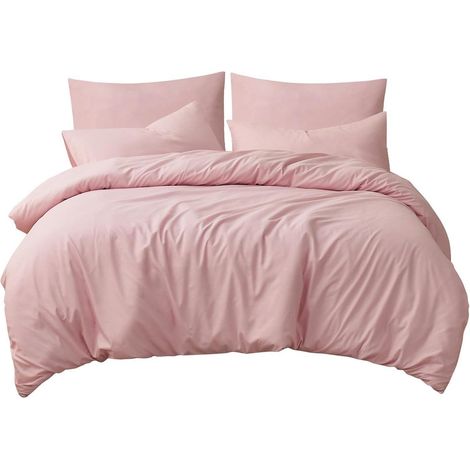 Bettwäsche 07 - M&xE4dchen Rosa 3Teilig: 200x220 cm + 2x 80x80 cm (1/5)