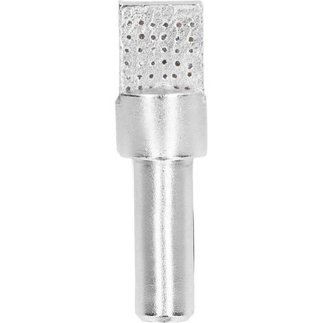 Rotella abrasiva quadrata Yechiry, utensile da taglio per sbavatura con gambo da 10 mm di diametro, adatto per mole abrasive in carburo di silicio marrone. (1/5)