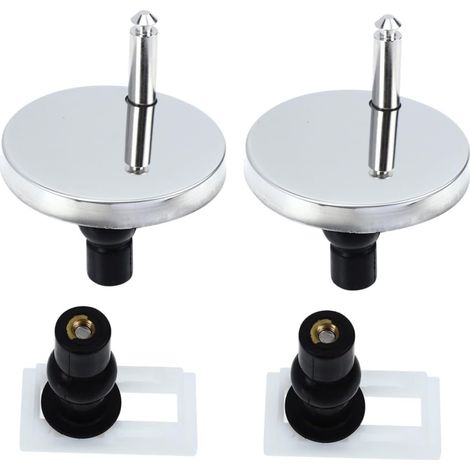 Kit de Fixation pour Abattant Wc Métal, Caoutchouc (1/5)