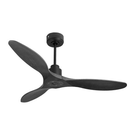 Tenerife Ring - Super destratificateur et ventilateur DC 132 cm Gris basalte pales bois noir sans Lumière 25 à 35 m² (1/5)