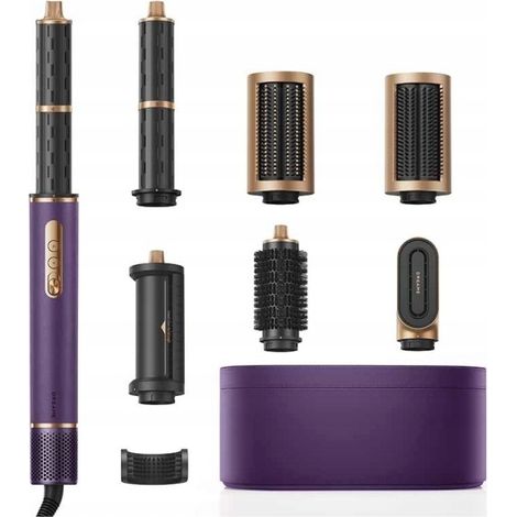 Brosse soufflante Dreame Airstyle Pro violet – 7-en-1 avec 3 niveaux de chaleur – Moteur 110 000 tr/min pour séchage rapide – Embouts magnétiques (1/5)