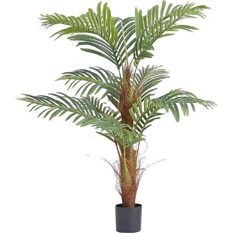 Palmera artificial, de bajo mantenimiento, diseño apto para mascotas, 122 cm (4 pies 2 pulgadas) (1/2)