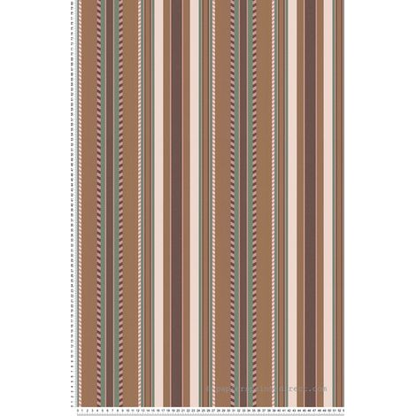 Papier peint Vintage Marron Bensimon 3 Lutèce (1/2)