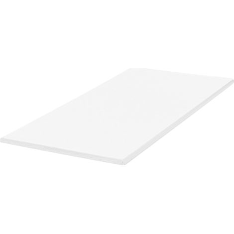 Cubrecolchón de espuma 90 x 200 cm blanco Restful (1/5)