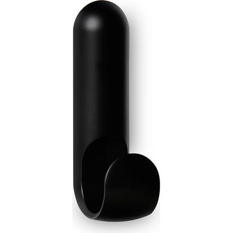 Colgador adhesivo atlas negro (1/2)