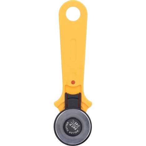 Roue coupe tissu 45 mm outil rotation trancheuse cuir coupe en cercle ABS acier lot de 1 (1/5)