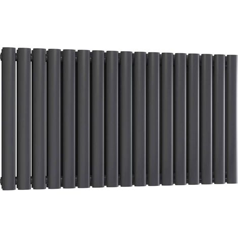Reina Neva Designer Radiator 550mm H x 1003mm W Double Anthracite (1/5)