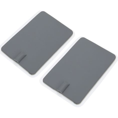Lot de 2 électrodes souples en silicone pour instruments de physiothérapie, grises, 7 x 11 cm (1/5)