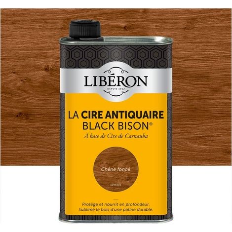 Cire Liquide Meuble Et Objets Antiquaire Black Bison® Liberon, Chêne Foncé 0.5 L