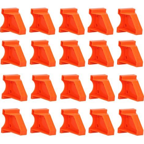 Entretoise de sol stratifié ABS, Triangles compatibles, outils industriels d'installation, 20 pièces (1/5)