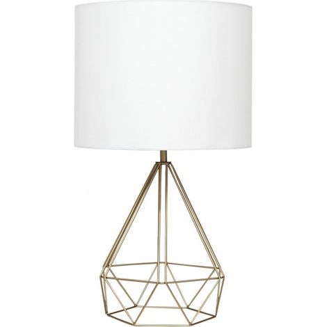 AKUNADECOR Abrantes Lampada da tavolo 1xe27 Oro 56x32d De
