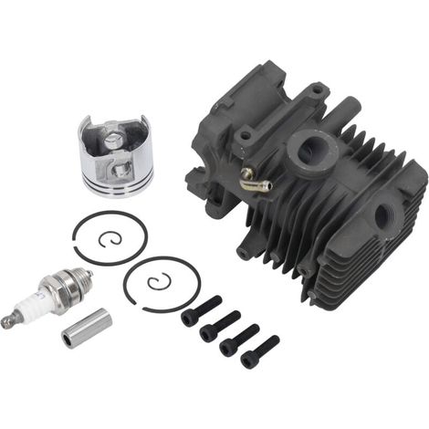 Piston et Cylindre de Tronçonneuse, Ensemble de Piston de Cylindre, Kit de Piston de Tronçonneuse de Remplacement pour MS192 MS192T MS192TC MS192TC E, Pièces de Rechange