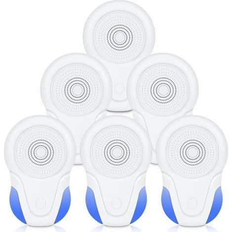 Repellente antiparassitario a ultrasuoni. Presa elettronica antiparassitaria. Repellente contro i roditori per interni. Per insetti, topi, scarafaggi e altri trattamenti antiparassitari domestici. (1/4)
