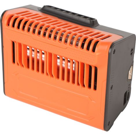 Ventilateur portable à clip ceinture 10000mAh, compact, rechargeable par USB, sans pales, mains libres, pour l'extérieur (1/5)