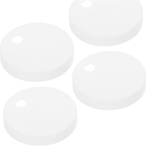 mm PVC Kunststoff WC Schraubenabdeckungen 2 Paar 4 Stück