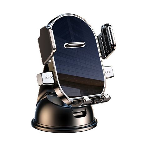 Support de téléphone portable avec rotation à 360° pour voiture, ne bloque pas la sortie d'air et sert également de support pour GPS. (1/4)