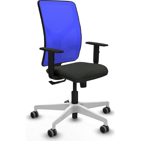 Chaise de bureau piqueras y crespo Motilla noir mousse épaisse (1/2)