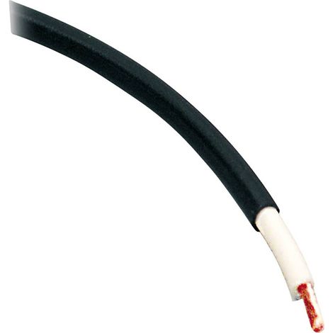BKL Electronic 1504016/10 Fil de mesure LifYY 1 x 1 mm² noir 10 m S910341 (1/2)