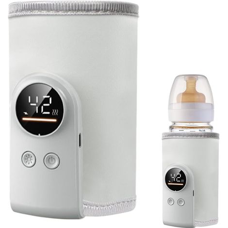Babyflaschenwärmer, USB-Muttermilchwärmer, USB-betriebener Milchwärmer  Für die Fütterung in der Kita, beim Camping, zu Hause, auf Reisen und im Auto