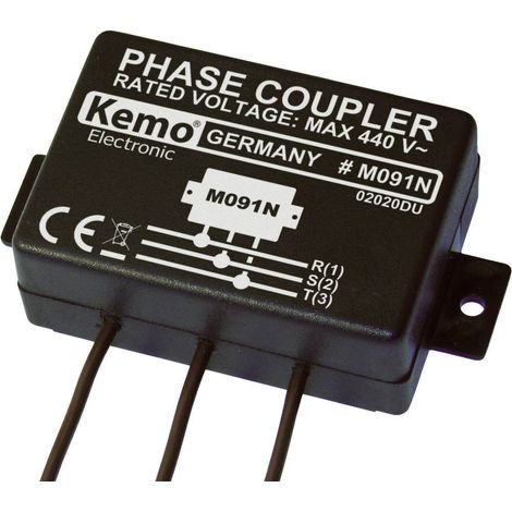 Kemo Powerline M091N Accoppiatore di fase Componente sfuso Tensione ingresso (range): 400 V/AC (max.)