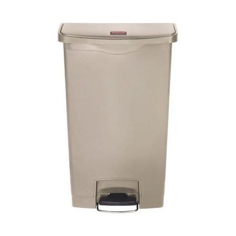 RUBBERMAID Tretabfalleimer Rubbermaid SLIM JIM® STEP-ON 28,91 x 53,64 x 44,75 cm (B x H x T) 30lKunststoff beige (1/4)