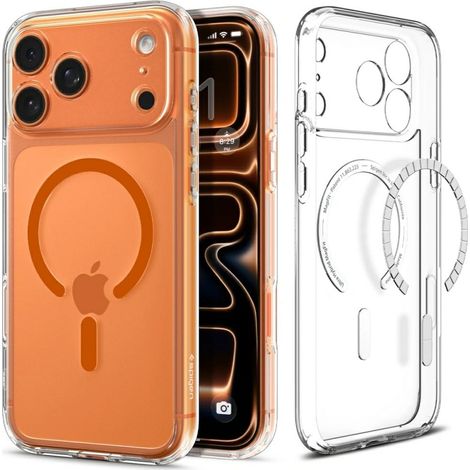 Spigen Ultra Hybrid Mag MagSafe Hülle für iPhone 17 Pro Orange (1/5)