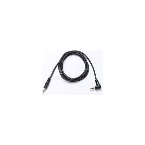 Câble Diffusion Jack 3.5 mm mâle vers Jack 3.5 mm mâle coudé 1,5 m Noir (1/2)