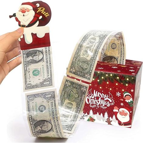 Weihnachts-Sparschwein für Geldgeschenke, Geschenkboxen für Bargeld, Spardose für Geldgeschenke, Überraschungsgeschenkbox für Eltern, Partner, Kinder und Freunde (1/5)