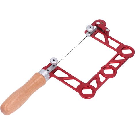 Mini-Holzbearbeitungs-Handsäge mit U-förmigem Holzgriff, Laubsäge für Juweliere und Metallbearbeitung, 7,6 cm (3 Zoll) (1/5)