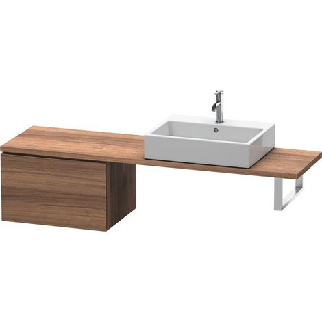 L-CUBE mobile consolle basso 620x477x400mm noce naturale