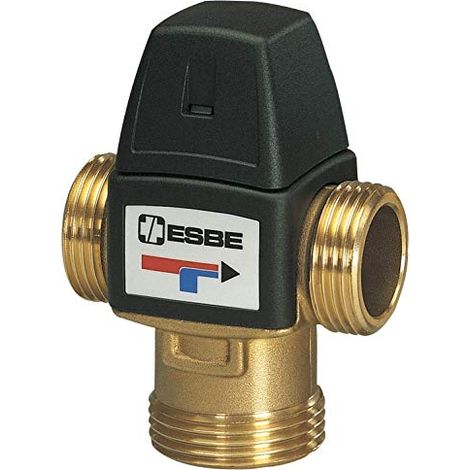 Mischautomat VTA322 35-60°C DN20 – Kvs 1,6 m³/h – Pour installations de chauffage et protection contre les brûlures – Température max 95°C – Esbe (1/4)