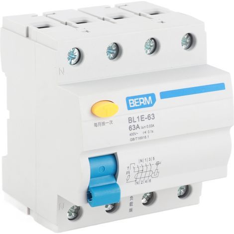 Disjoncteur différentiel BL1E-63 63A RCCB 230 V 30 mA (1/5)