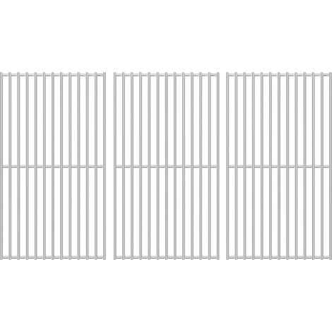 3 Pack Stainless Steel BBQ Grill 41.5 x 70.5 cm for Big FRED Taino Platinum 4+2, Taino Black 4+2, for Chicago 4, 3662, Replacement Parts (1/5)