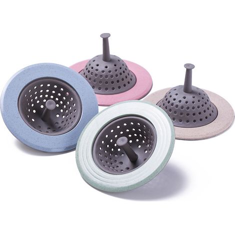 Lot de 4 crépines d'évier de cuisine de 11 cm - crépine pour broyeur d'évier - crépine d'évacuation
