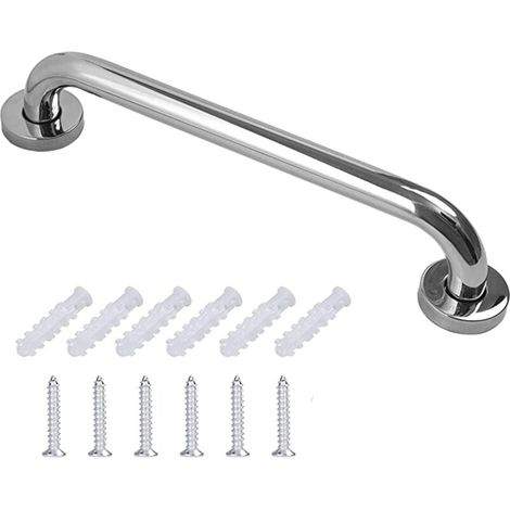 Barre D'appui - Acier Inoxydable SUS304 - Pour Salle De Bain Baignoire Et WC - 50 Cm - Fixation Murale