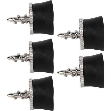 Lot de 5 ventouses pour balles de golf en silicone et alliage de zinc, accessoires de ramassage de balles indéformables (1/5)
