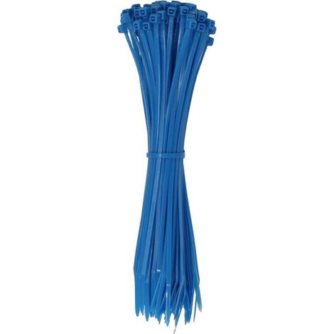 Attaches de câble 3x160mm - 100 pièces - Fixateurs de câbles - Très résistants (Blanc) (1/5)