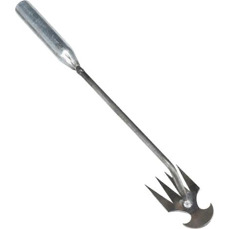 Outil de désherbage manuel, arrache-mauvaises herbes, outil multifonctionnel résistant à l'usure pour le désherbage de jardin.-Silver 27cm (1/5)