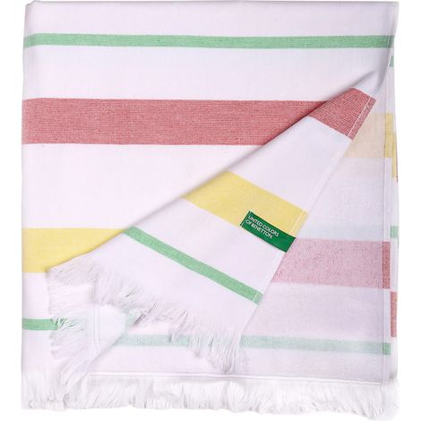 Benetton Toallas de playa HAMMAN 80X165CM 350GSM 100% ALGODON ROSA, AMARILLO Y VERDE (1/5)