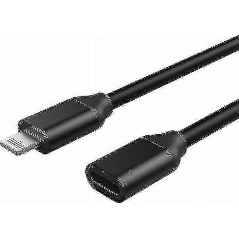 Câble d'extension Lightning de 1 m pour iPhone et iPad, câble d'extension certifié Apple MFi femelle vers mâle (1/4)
