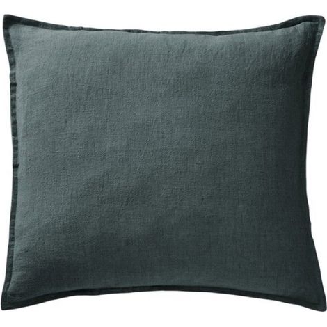 Taie oreiller Lin lave Soline 60 x 60 cm ardoise (1/2)