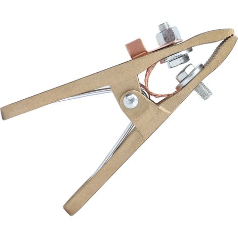 Pince de masse 400A pour soudure TIG, fixation verre, étau de terre étincelle, accessoire poste à souder (1/5)