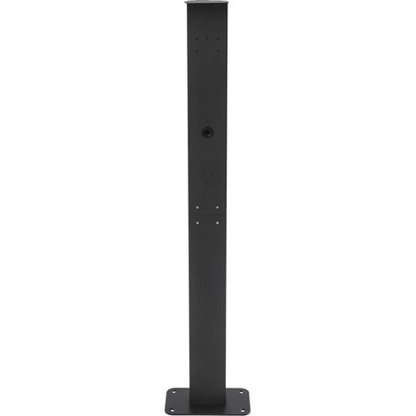 Ladestation für Elektrofahrzeuge, robuste Aluminiumlegierung, modernes Design, schwarz (1/2)