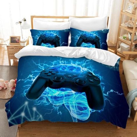 Housse de Couette - ZW4 - 220x240cm - Microfibre - 2 Taies d'Oreiller 65x65cm - Design Contemporain (1/3)