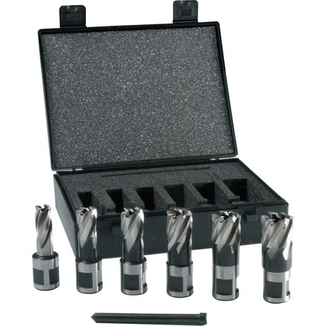 Evolution Long Series Magnetic Drilling Cutter Kit, 50 mm (Pack of 6) (1/4)