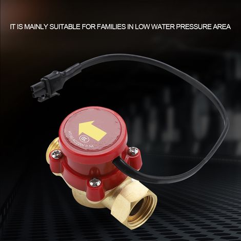 1 Stück HT-60 AC220V 0,5A G1/2"-1/2" Gewinde Wasserpumpen-Durchflusssensorschalter (1/5)