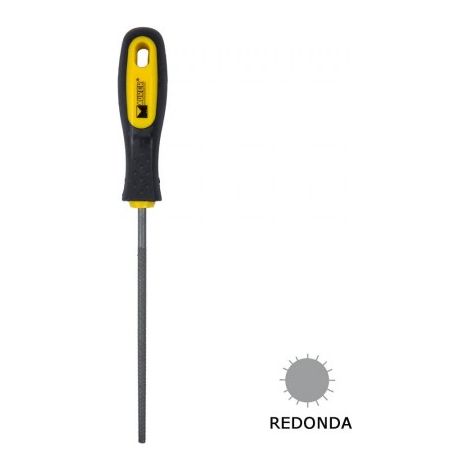 LIMA TONDA C/MANICO MAURER 200MM - CF. IN BLISTER (1/2)