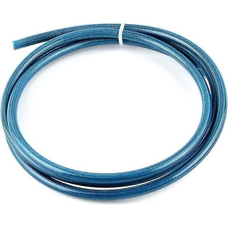 Motorrad AN3 5 m/Lot Geflochtener Edelstahl-Nylon-Bremsschlauch FLUID HYDRAULIK-SCHLAUCH PTFE-Bremsleitung – BLAUES NYLON (1/5)