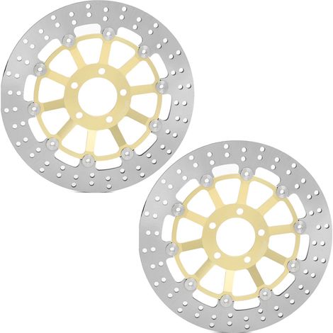 Discos de freno delanteros, diseño ligero, rendimiento superior, ZX6R 95-02 D (1/2)